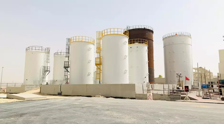 Oily sludge management site